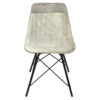 Chair Cowhide Gray Leather / fur 50x53x79cm 8716522086256 Mars & More