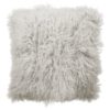 Cushion Sheepskin White Tibetan ca. 45x45 cm