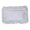 Cushion  White   Tibetan 30 x 50 cm