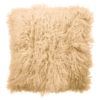 Cushion Sheepskin Camel Tibetan ca. 45x45 cm
