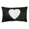 Cushion Cowhide Black Cotton 50x30x5cm 8716522043020 Mars & More