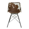 Chair Cowhide Brown Leather / fur 50x53x79cm 8716522051377 Mars & More
