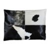 Cushion Cowhide Black Cotton 45x60x15cm 8716522074482 Mars & More