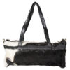 Bag Cowhide Black and White Leather / fur 42x17x20 8716522082487 Mars & More