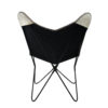 Chair Cowhide Gray Leather / fur 80x75x90cm 8716522046427 Mars & More