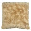 Cushion Sheepskin Sand Cotton 40x40x15cm 8716522080995 Mars & More