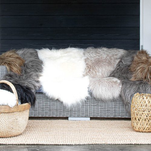 Cowhides and sheepskins
